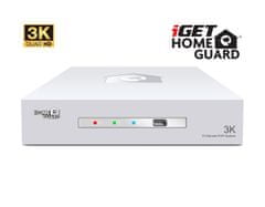 iGET HGDVK83304 - Kamerový 3K set, 8CH DVR + 4x kamera 3K, zvuk, LED, SMART W/M/Andr/iOS