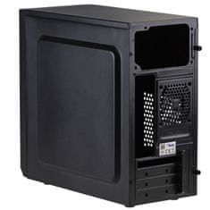 Akyga PC skriňa Micro ATX 2x USB3.0, 2x 2.5" + 3x 3.5", čierna