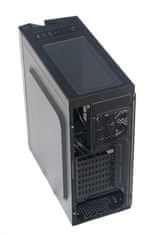 ML G Bolt-A-BK-v1, skriňa Mid Tower, ATX, bez zdroja, 2xUSB 2.0, 1xUSB 3.0, čierna, RGB