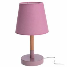ModernHome Stojaca lampa s ružovým tienidlom