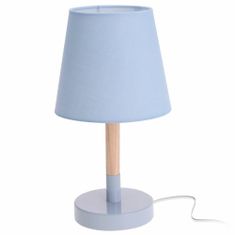 ModernHome Stojaca lampa s modrým tienidlom