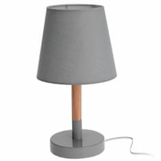ModernHome Stojaca lampa so sivým tienidlom