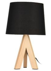 ModernHome Statívová stojaca lampa čierna 29 cm