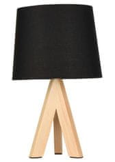 ModernHome Statívová stojaca lampa čierna 29 cm