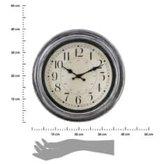 ModernHome Nástenné hodiny Nelson Silver 40 cm