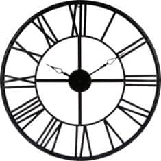 ModernHome Nástenné hodiny vintage hnedé 70 cm