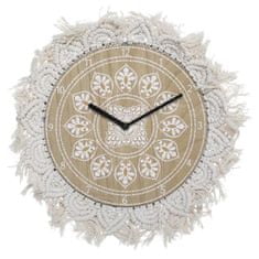 ModernHome Macrame nástenné hodiny 38 cm