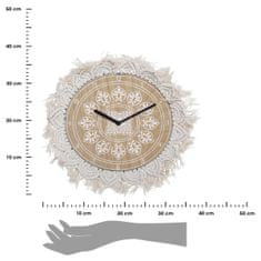 ModernHome Macrame nástenné hodiny 38 cm