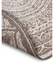 NORTHRUGS Kusový koberec Twin Supreme 105498 Linen kruh – na von aj na doma 140x140 (priemer) kruh