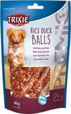 Trixie Premio RICE DUCK BALLS - kuličky kachna a rýže 80 g