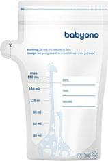 BabyOno 1084 SÁČKŮ 180ML NA SKLADOVÁNÍ POTRAVIN 30 KS