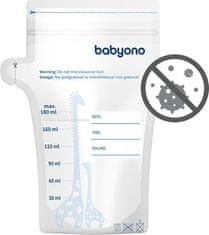 BabyOno 1084 SÁČKŮ 180ML NA SKLADOVÁNÍ POTRAVIN 30 KS