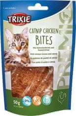 Trixie Premio CATNIP CHICKEN BITES kuřecí kousky s catnipem 50 g