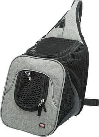 Trixie Nylonový batoh SAVINA klokanka 30x26x33cm černo-šedý (max. 10kg)