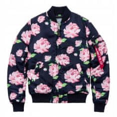 Alpha Industries  MA-1 VF Flowerprint Wmn Dámska bunda prechodná Modrá L