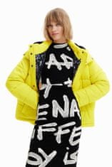 Desigual  Dámska ZIMNá BUNDA Textured padded jacket Žltá XS