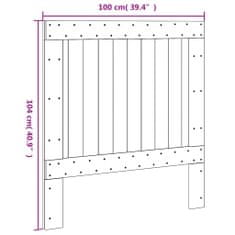 Vidaxl Čelo postele 100x104 cm masívna borovica