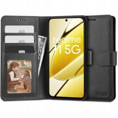 Tech-protect Wallet knižkové puzdro na Realme 11 5G, čierne