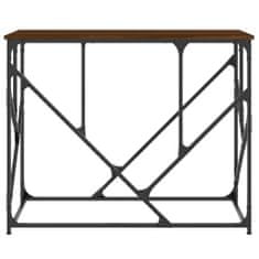 Petromila vidaXL Konzolový stolík hnedý dub 100x40x80 cm kompozitné drevo