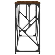 Petromila vidaXL Konzolový stolík hnedý dub 100x40x80 cm kompozitné drevo
