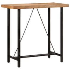 Petromila vidaXL Barový stôl 110x55x107 cm masívna akácia a železo