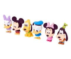 Disney Puzzle a gumička 2v1 - Mickey a Minnie Mouse