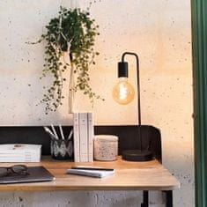 ModernHome Stolná lampa Keli čierna 45 cm