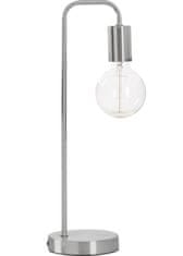 ModernHome Stolná lampa Keli strieborná 45 cm