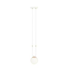 ModernHome Moderná lampaGLAM 1 WHITE/OPAL