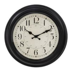 ModernHome Nástenné hodiny Nelson Black 40 cm