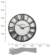 ModernHome Nástenné hodiny Mavis Black 35 cm