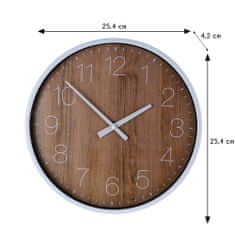 ModernHome Moderné okrúhle nástenné hodiny 25 cm