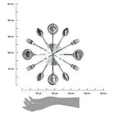 ModernHome Príborové nástenné hodiny 38 cm