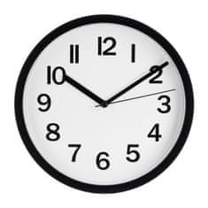 ModernHome Nástenné hodiny Silas Black 22 cm