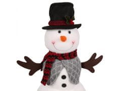sarcia.eu Vianočná dekorácia, snehuliak s čiapkou, 48 cm Univerzálny