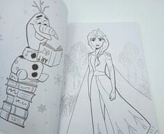 Disney Disney Maxi Omaľovánky s nálepkami - Frozen