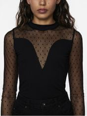 Pieces Dámske body PCSECIL 17145962 Black (Veľkosť XL)