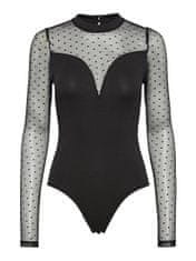 Pieces Dámske body PCSECIL 17145962 Black (Veľkosť XL)