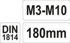 YATO Vratidlo pre závitníky M3 - M10