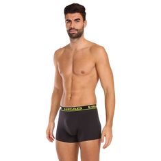 Head 5PACK pánske boxerky sivé (701203974 020) - veľkosť M