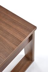 Halmar Odkládací stolek NEA SQUARE 60 cm hnědý ořech