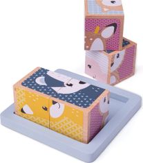 Bigjigs Toys Drevené kocky ANIMALS