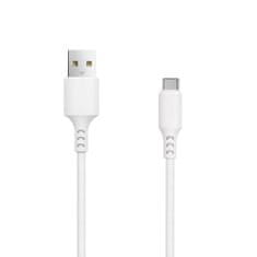 setty. USB - USB-C kábel 1,0 m 2A biela (GSM109586)