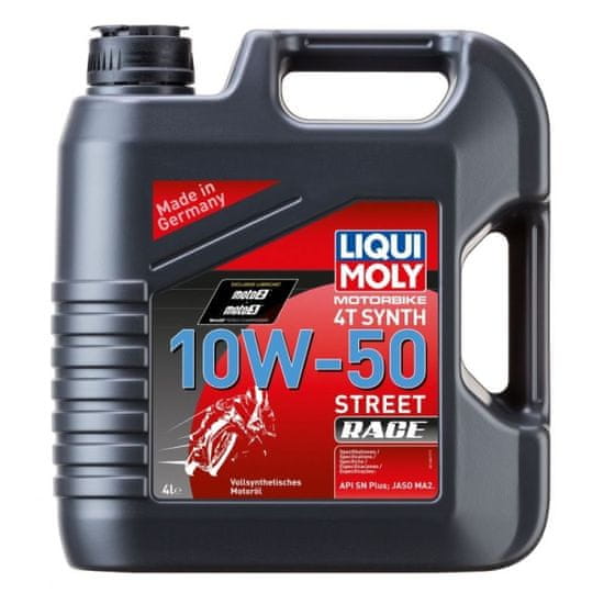 shumee LIQUI MOLY OLEJ 10W50 4L 4T MOTOCYKLE ZÁVODY SYNTH. / MOTOCYKLE