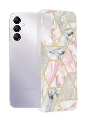 Techsuit Kryt Samsung A14 Marble Pink Hex 109889