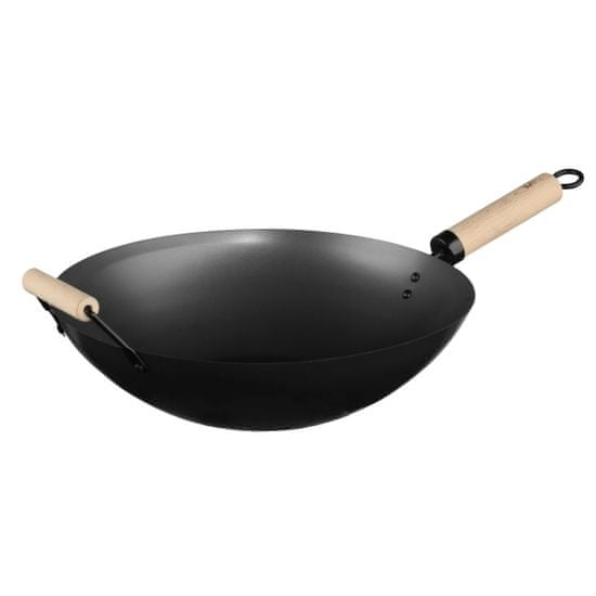 ModernHome Hlboká panvica Wok s rukoväťou 35 cm