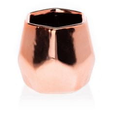 ModernHome Kvetináč Daisi Rose Gold 8 cm