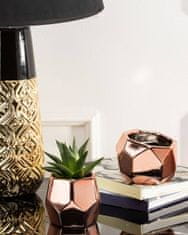 ModernHome Kvetináč Daisi Rose Gold 8 cm