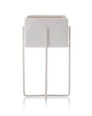 ModernHome Kvetináč Mizu White 21 cm