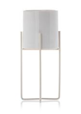 ModernHome Kvetináč Florri White 23,5 cm